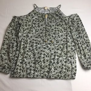 Michael Kors cold shoulder top